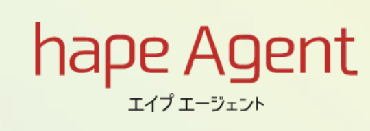 営業転職専門エージェント「hape Agent」企業ロゴ。公式サイトより引用。
